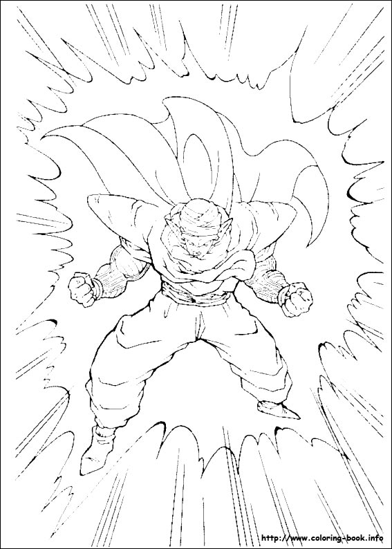 Dragon Ball Z coloring picture